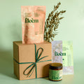 Nordic Spa Gift Box – Cedar & Lavender Tea, Fir Candle & Bath Soak
